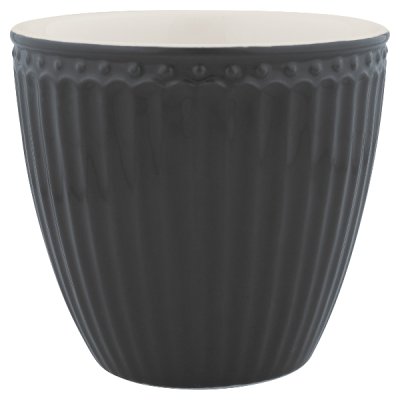 Lattemugg Alice dark grey - GreenGate