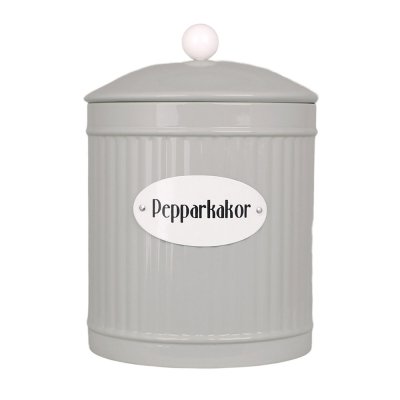 Plåtburk Hugo Pepparkakor, beige - Strömshaga