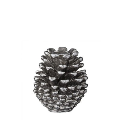 Ljusstake Kotte Serafina, Antique Silver - Lene Bjerre