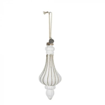 Julornament Norille, H16 cm, Vit - Lene Bjerre