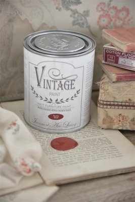 Chalk Paint, Rusty red, 100 & 700 ml - Vintage Paint