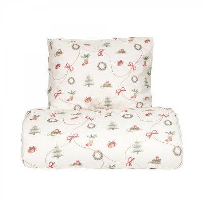 Bäddset Tindra Flanell Offwhite 150x210 cm – Fondaco